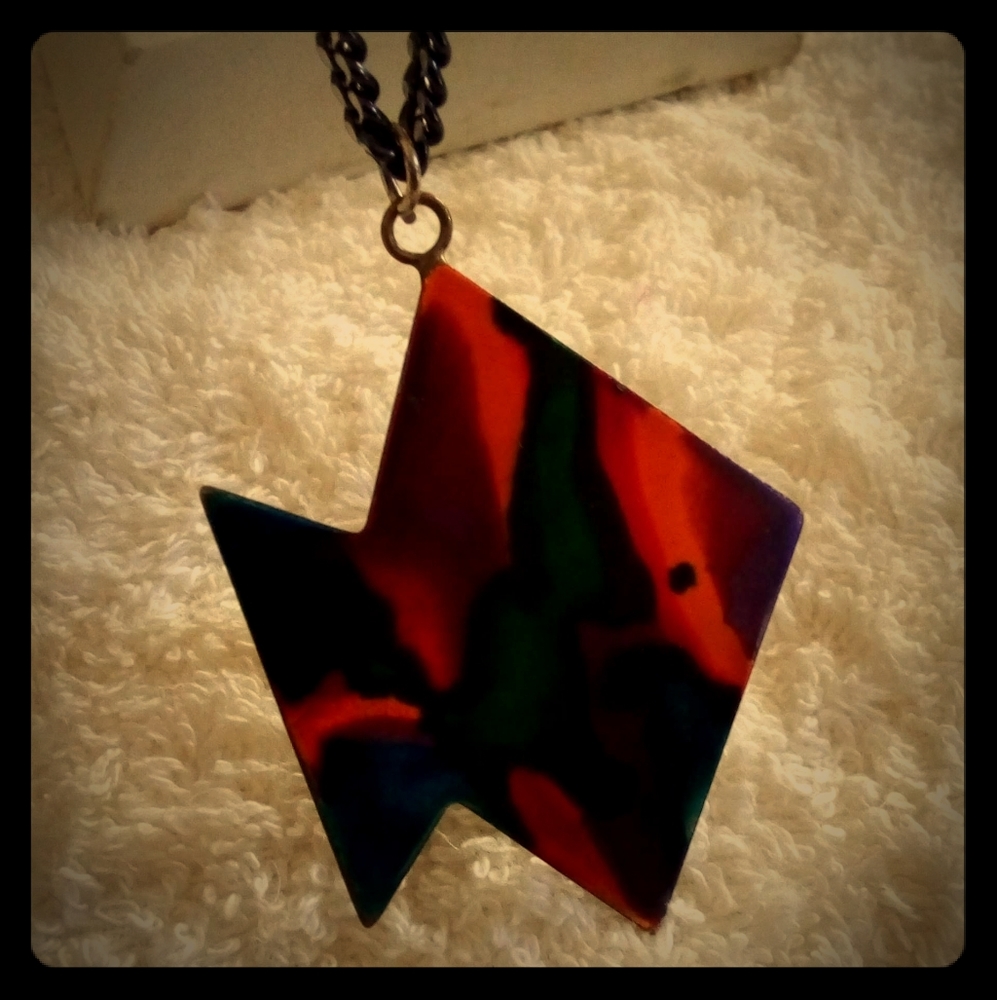 Vintage fish necklace